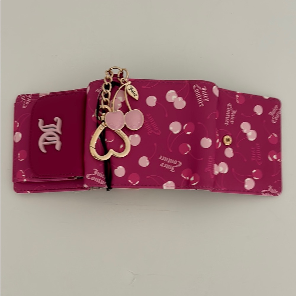 Juicy Couture Pink Wallet with Cherries ๐ - Picture 5 of 7